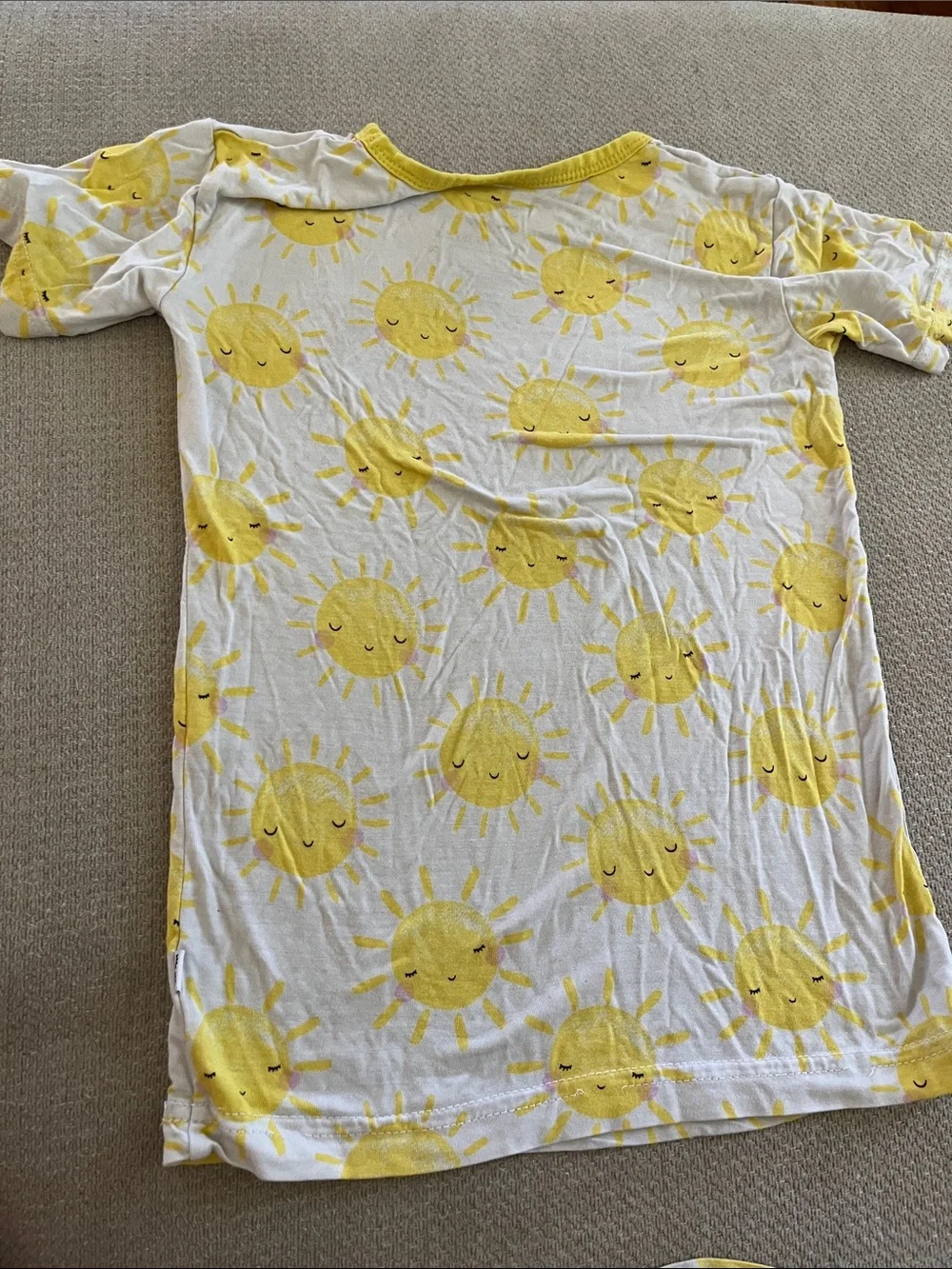 Little Sleepies Sun-Print Short Sleeve Pajama Set 4t